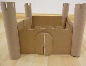 Поделки из картона своими руками для детей: замок
